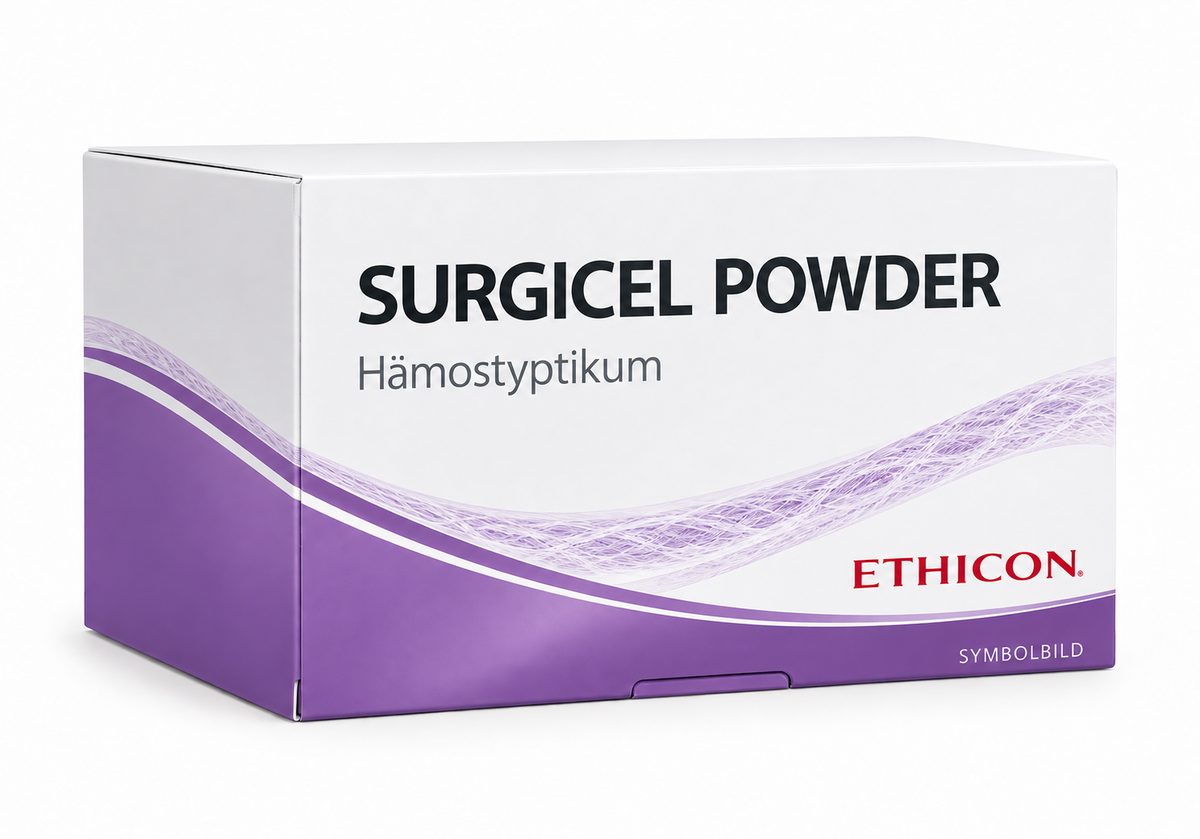 SURGICEL POWDER – illustratives Verpackungsbild
