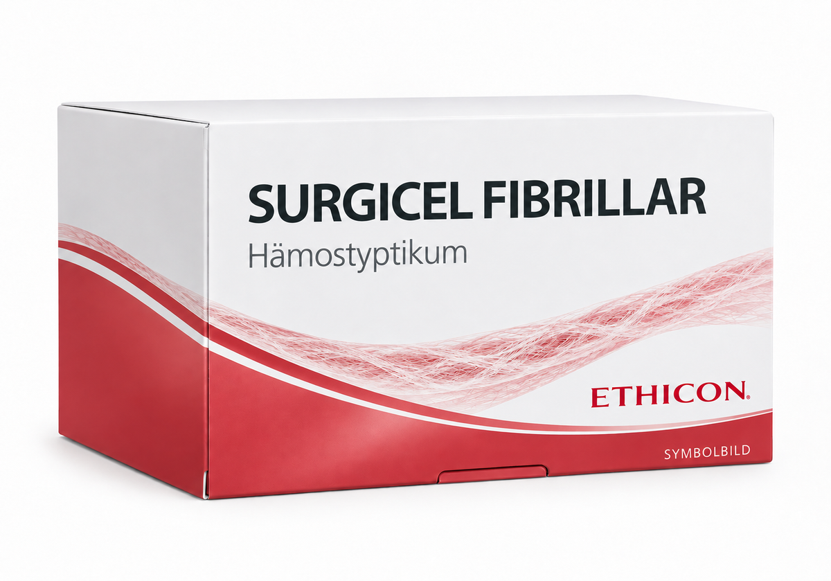 SURGICEL FIBRILLAR – illustratives Verpackungsbild